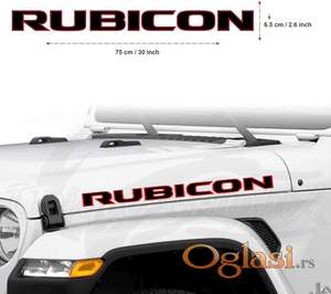 Jeep Rubicon nalepnice za auto